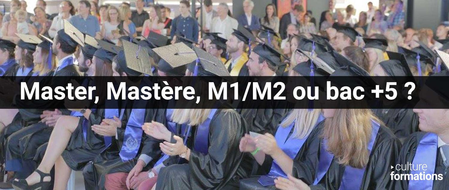 master mastere M1 M2 bac5 diplome